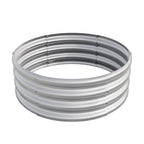 2-Piece 32.08" Tall Round Metal Raised Garden Bed