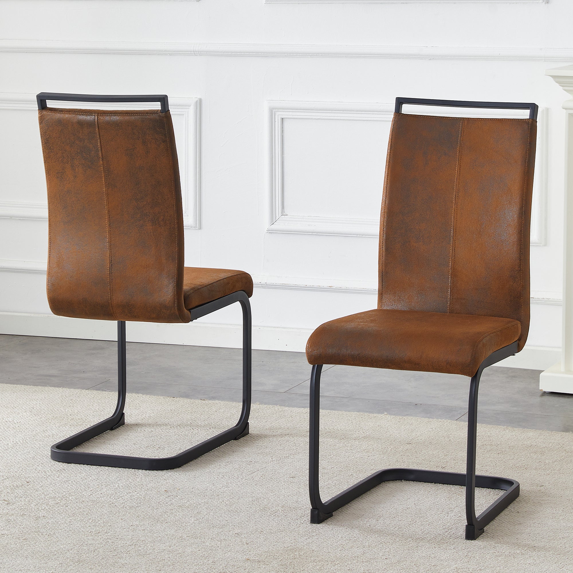Set of 2 Vintage Dining Chairs