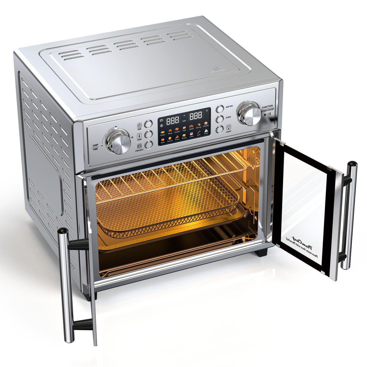 PlumChef 26QT Large Capacity French Double-Door Air Fryer Convection Toaster Oven