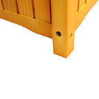 Wood Outdoor Square Wooden Flower and Herb Pot