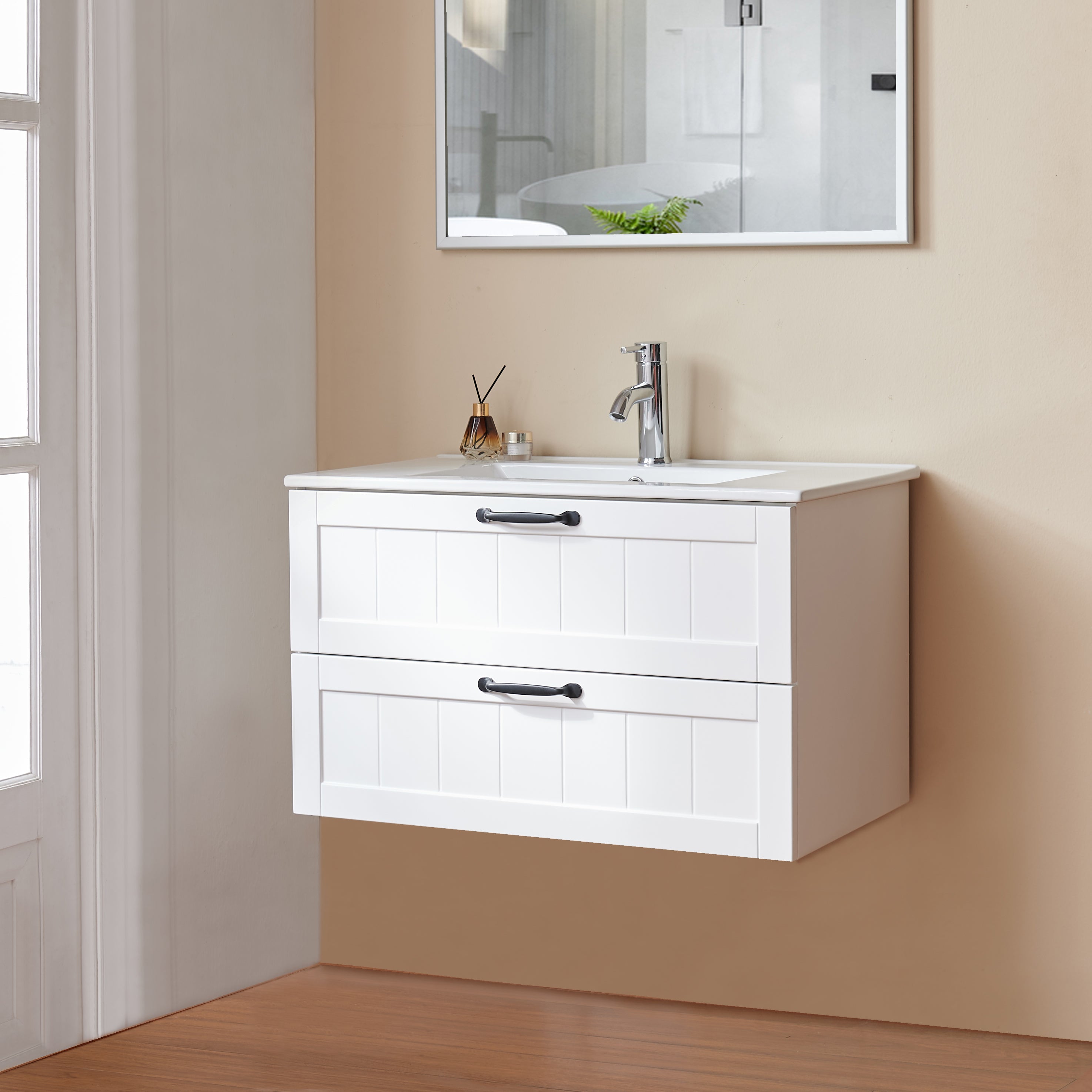 31.5" Bathroom Vanities Cabinet with Sink Combo