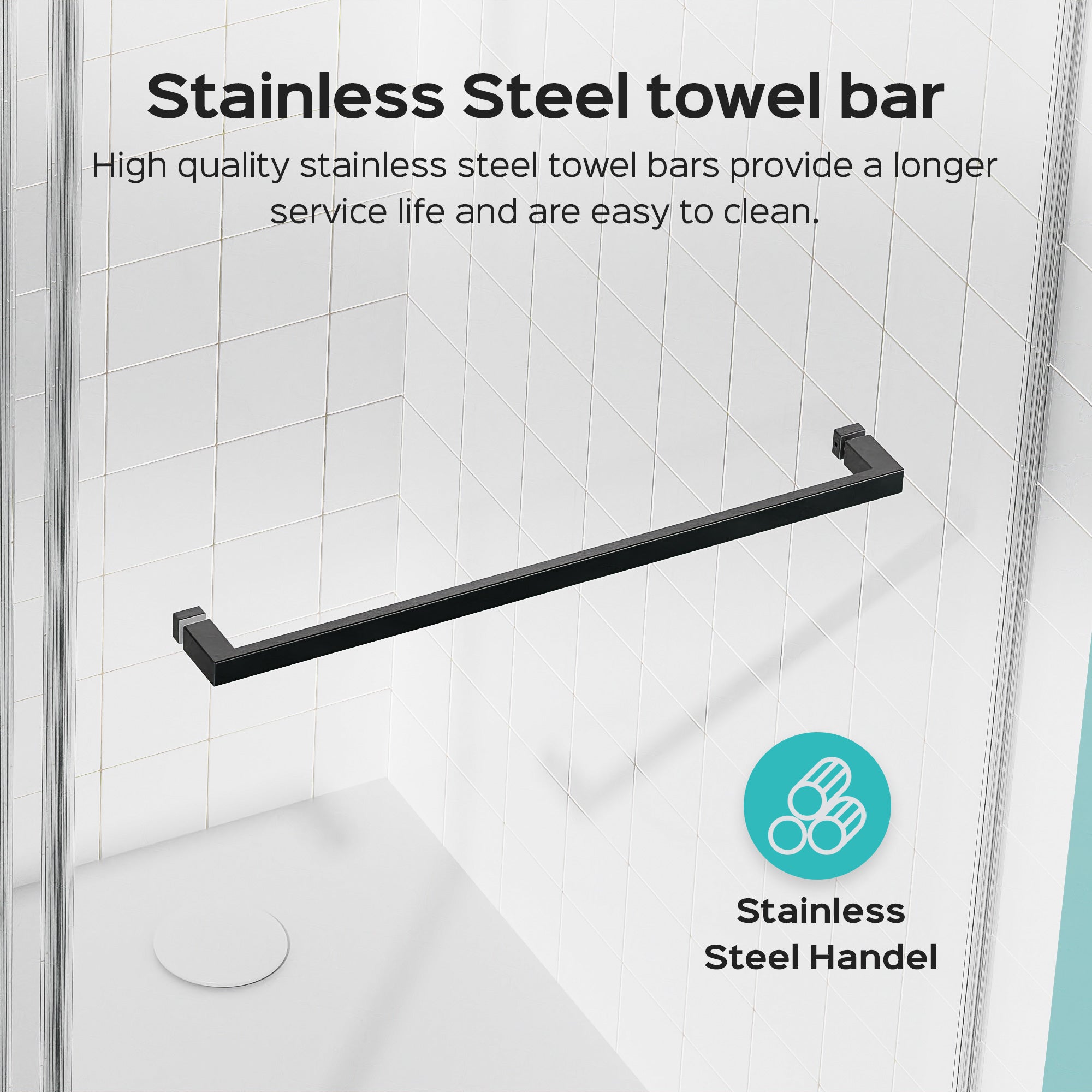 Frameless Double Sliding Shower Door (56-60" x 76")