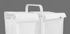 2-Tier Laundry Hamper 110L with Lid and Sorting Cards