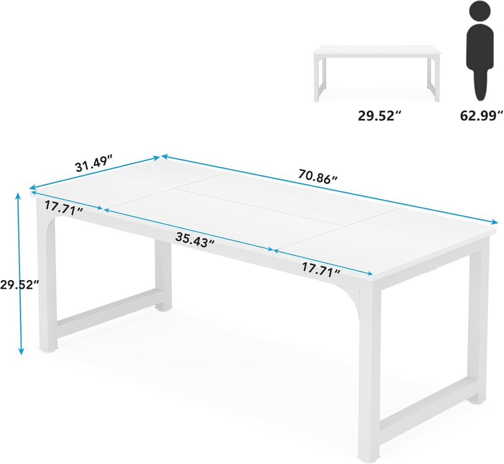 70.8" Executive Office Desk