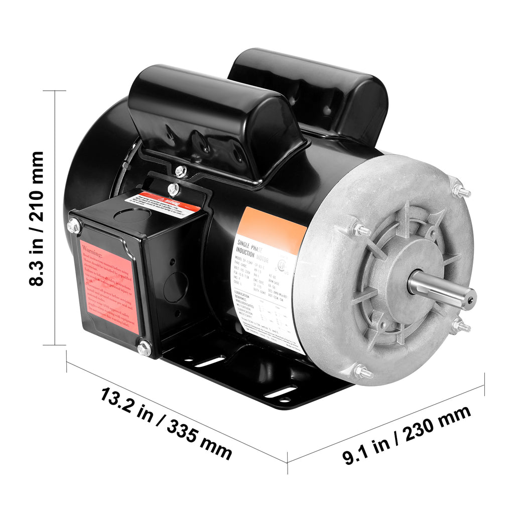 1.5HP Electric Motor 3450 RPM for Agricultural Machinery