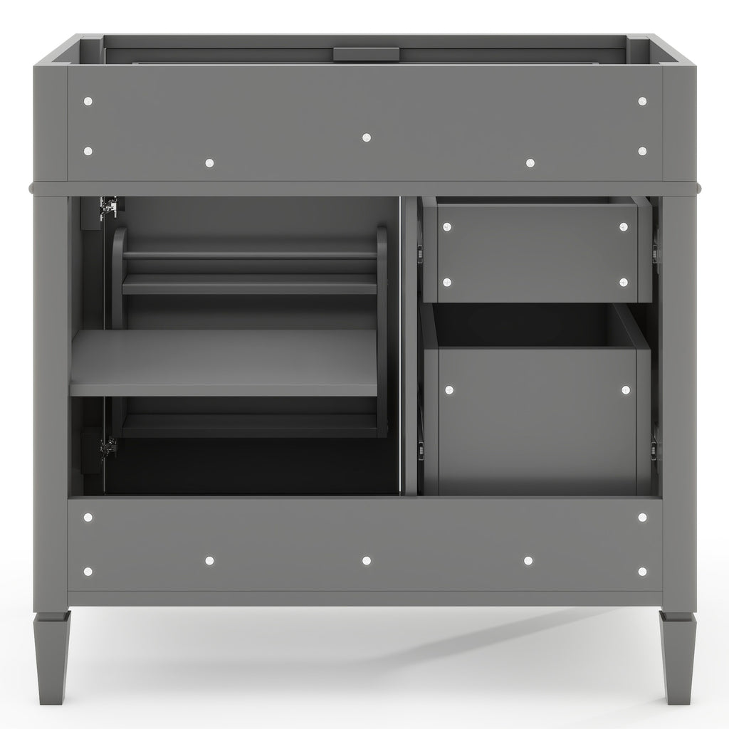 36" Bathroom Vanity Without Top Sink