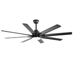 Modern 52-Inch Smart Ceiling Fan With Light