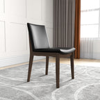 Laura Mid-Century Modern Solid Wood Dining Chair Set of 2