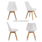 Set of Four Dining Chairs – Medieval Modern Style