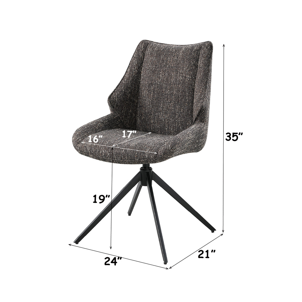 Malika Swivel Dining Chair
