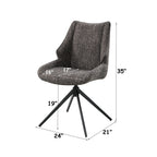Malika Swivel Dining Chair