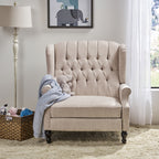 Push Back Recliner Chair with Rivet Decoration