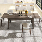 Dining Table - 106.3 in Large Extendable Kitchen Table