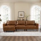 Modern Luxury Sectional Sofa Couch with Ottoman