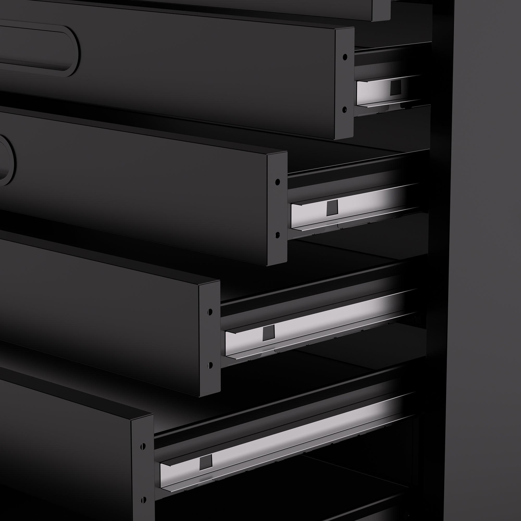 34.3" Rolling Tool Chest with 6 Drawers