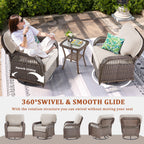 Outdoor Glider Chairs Set of 2