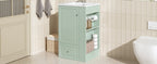 20" Freestanding Bathroom Vanity With Ceramic Sink