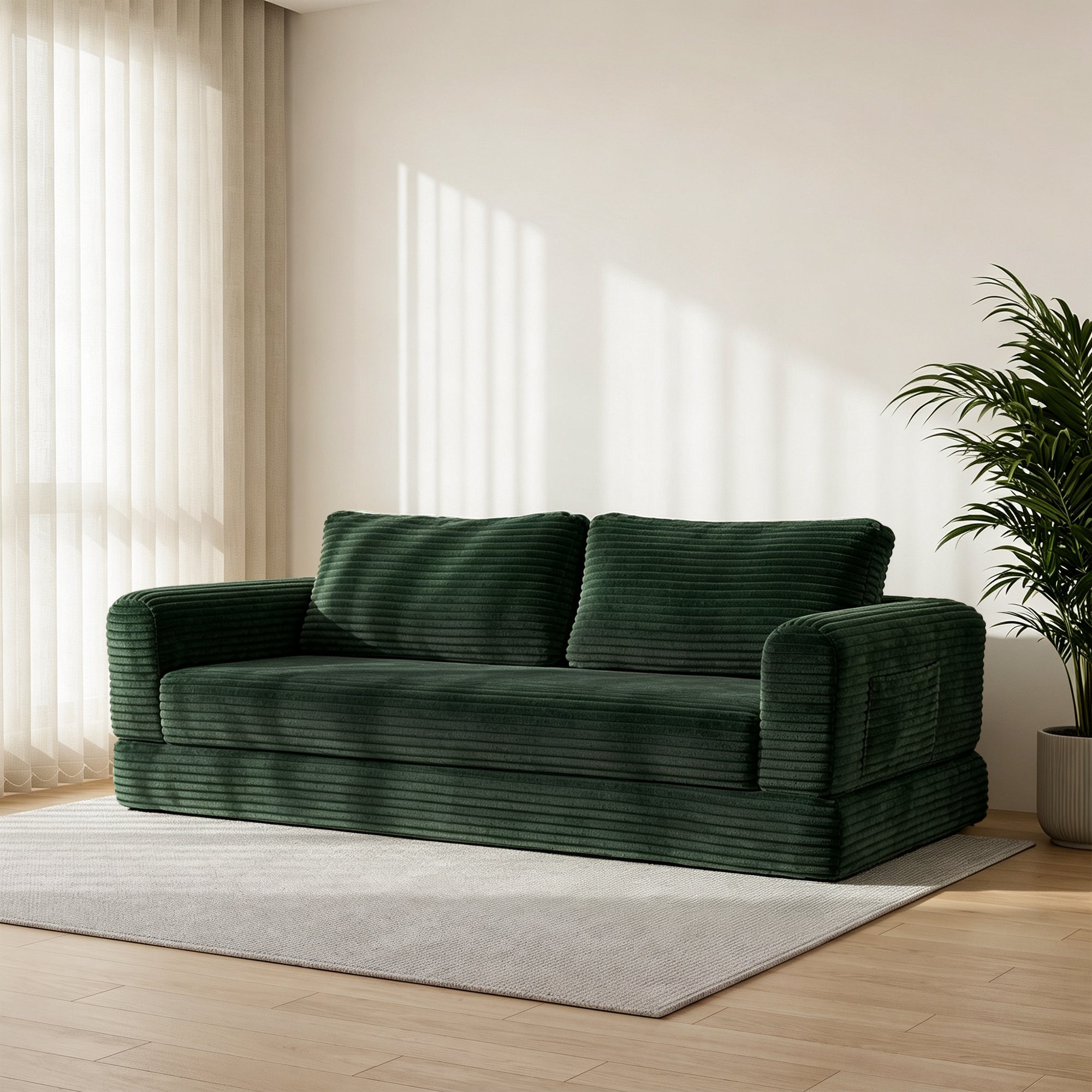76 Inch Convertible Futon Sofa Bed