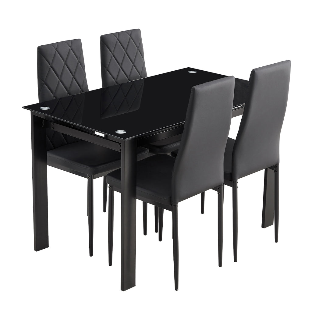 5-Piece Modern Dining Table Set