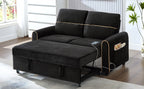 Chenille Pull Out Sofa Bed