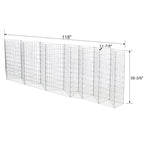 Galvanized Steel Tall Gabion Basket with Multiple Compartments