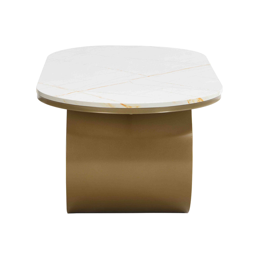 Luxury Modern Oval Coffee Table