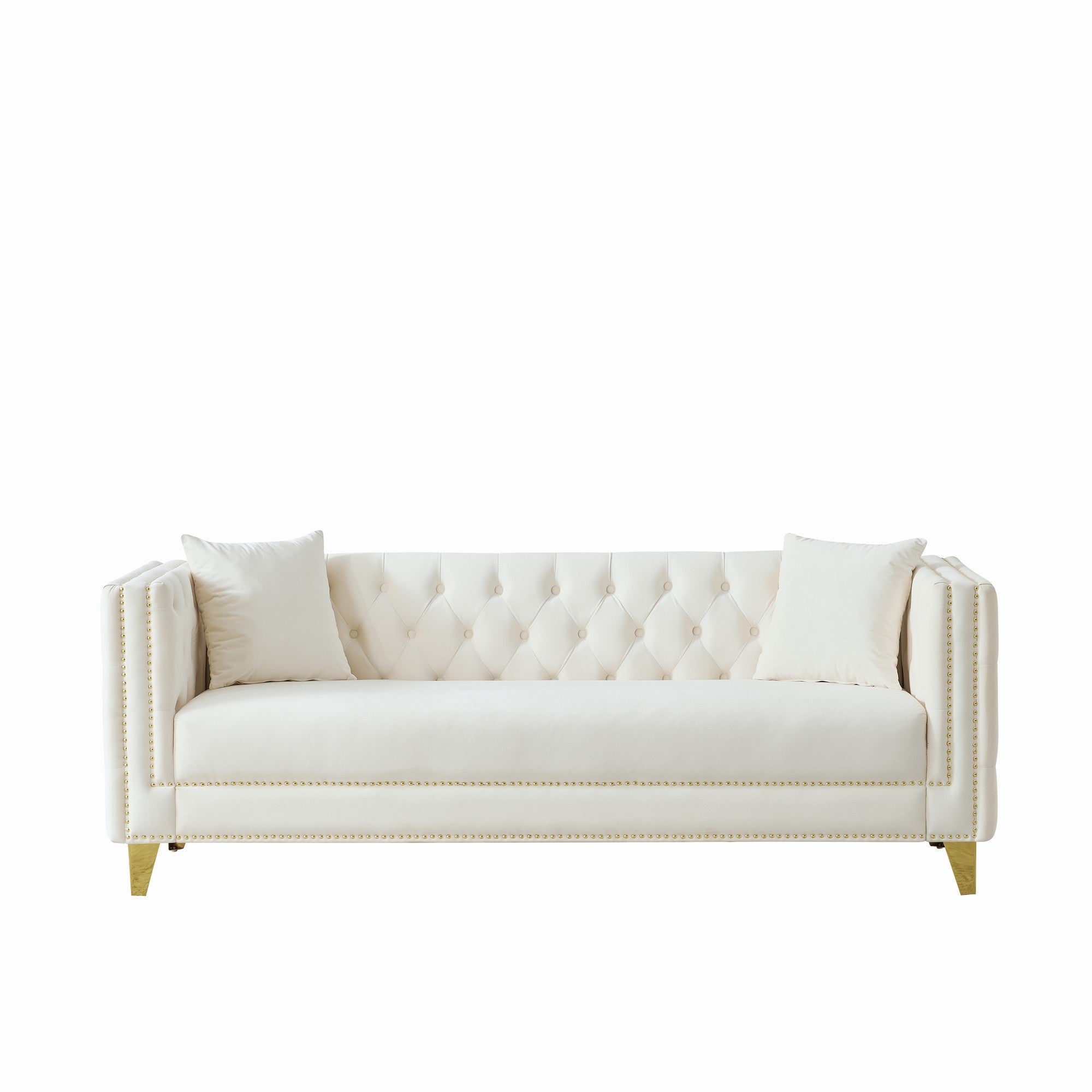 Chesterfield Velvet Sofa - 3 Seater