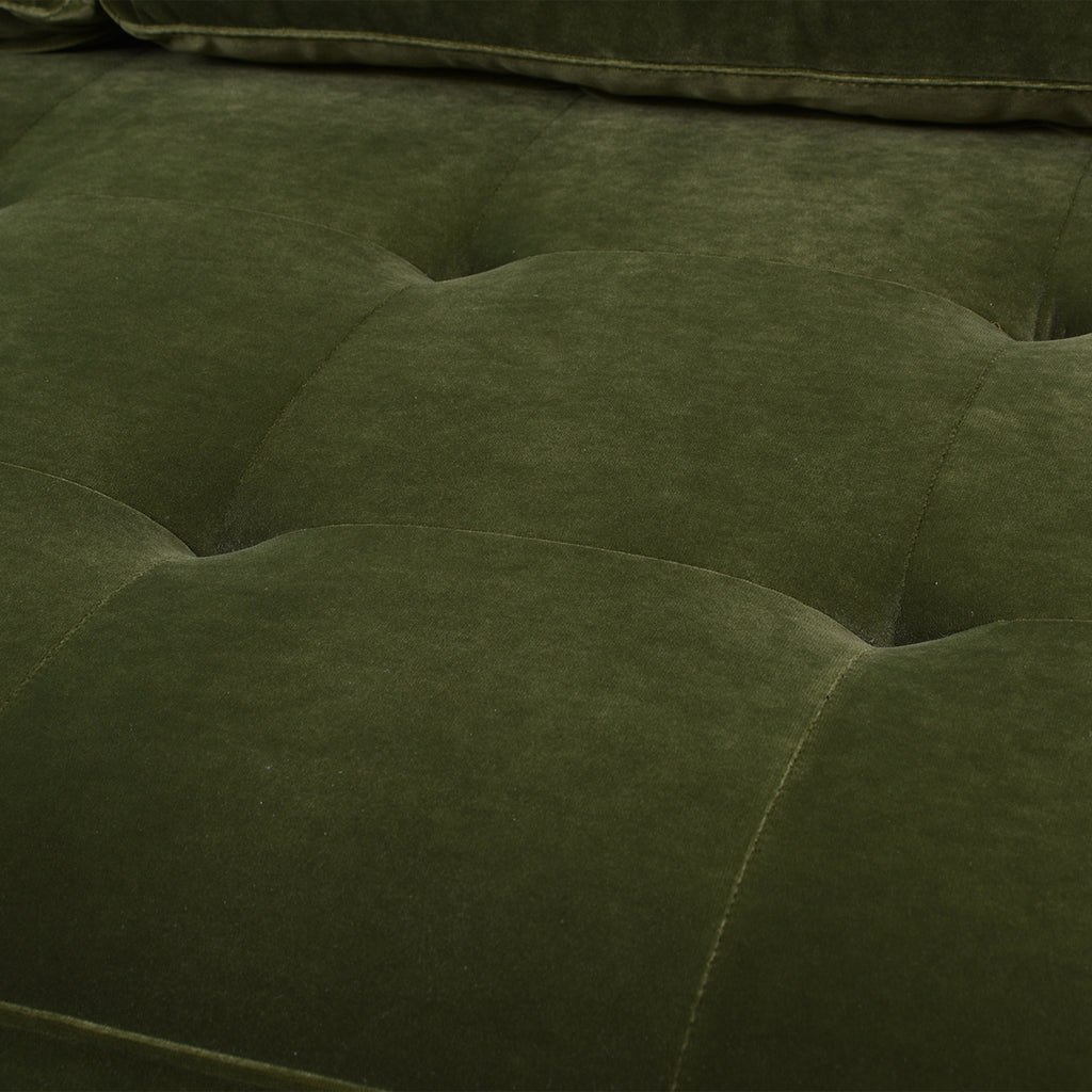 Nicholas 83.5" Mid-Century Modern Sofa, Olive