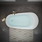 55" Acrylic Freestanding Bathtub
