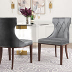 Reine Wood Upholstered Dining Chair (Set of 2)