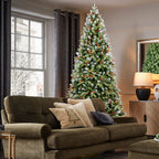 8Ft Christmas Tree with 600 Warm Lights