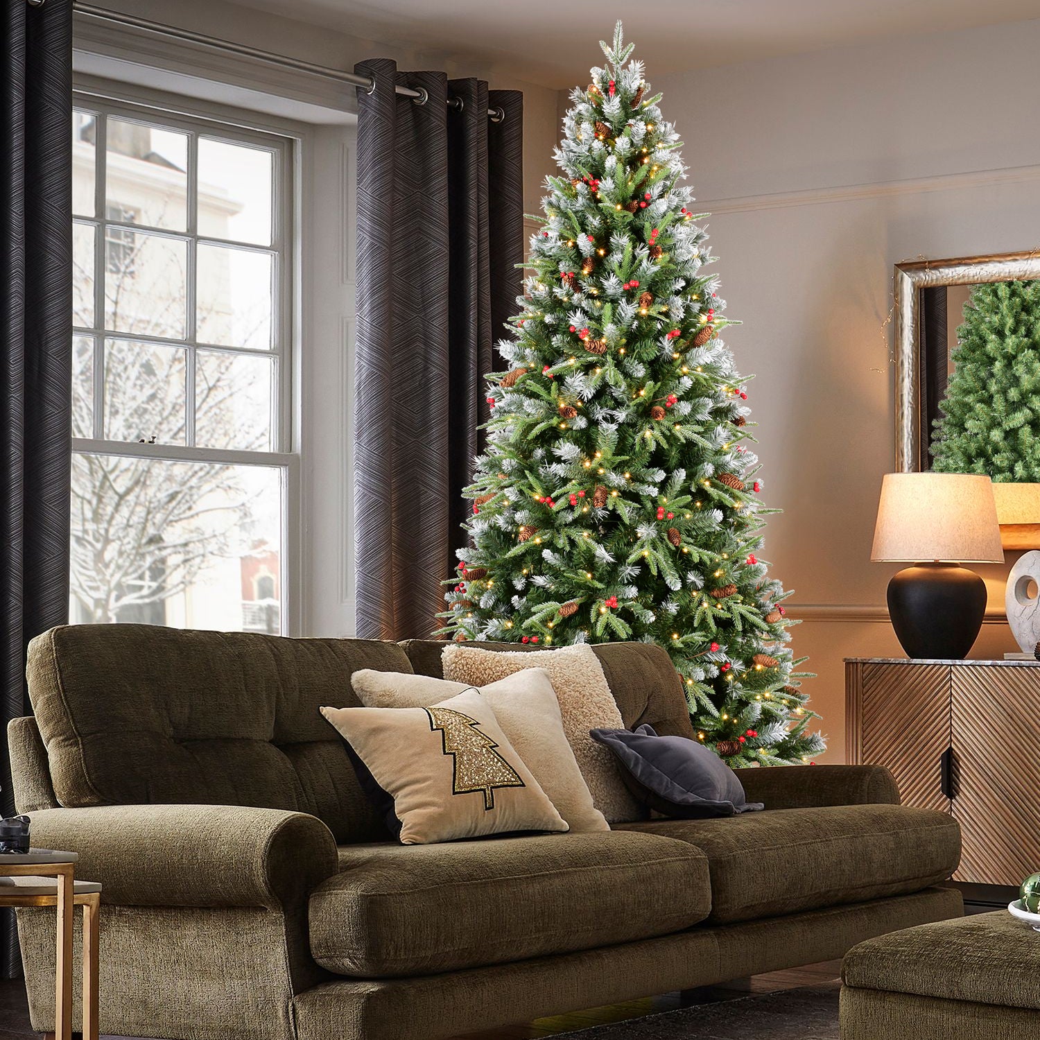 7FT Christmas Tree with 450 Warm Lights