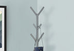 Coat Rack, Hall Tree, Free Standing, 8 Hooks, Entryway, 70"h, Bedroom