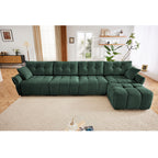 Modular 4-Seater Sofa With Ottoman
