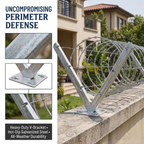Razor Wire Bracket - Barb Wire Extension Bracket