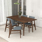 Levi Modern Style Solid Wood Rectangular Dining Kitchen Table 86"