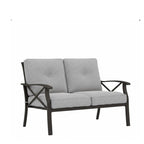 48" All-Weather Metal Loveseat