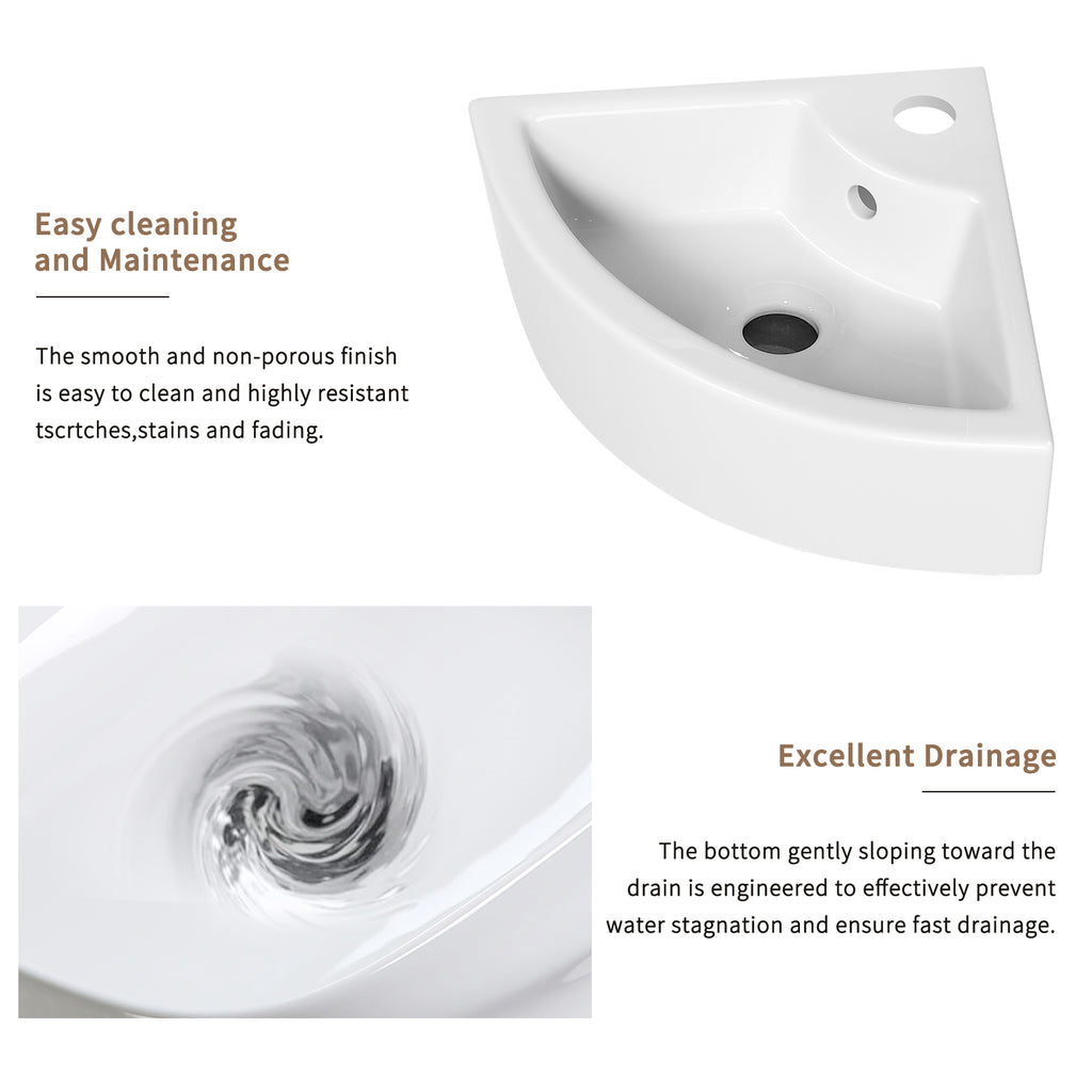 Triangle Corner Sink for Bathroom