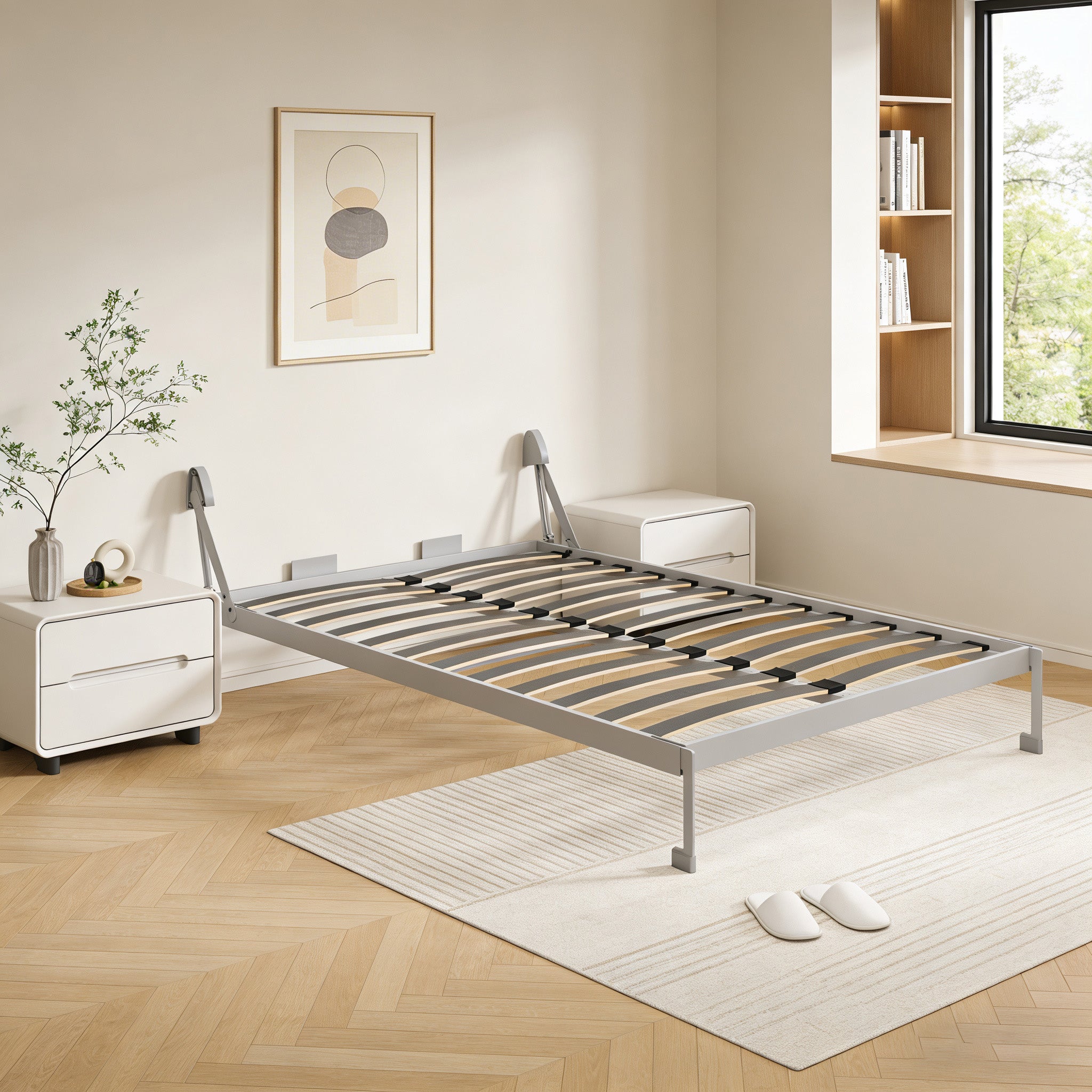 DIY Cabinet Folding Bed Queen Size Vertical Murphy Wall Bed Hardware Kit