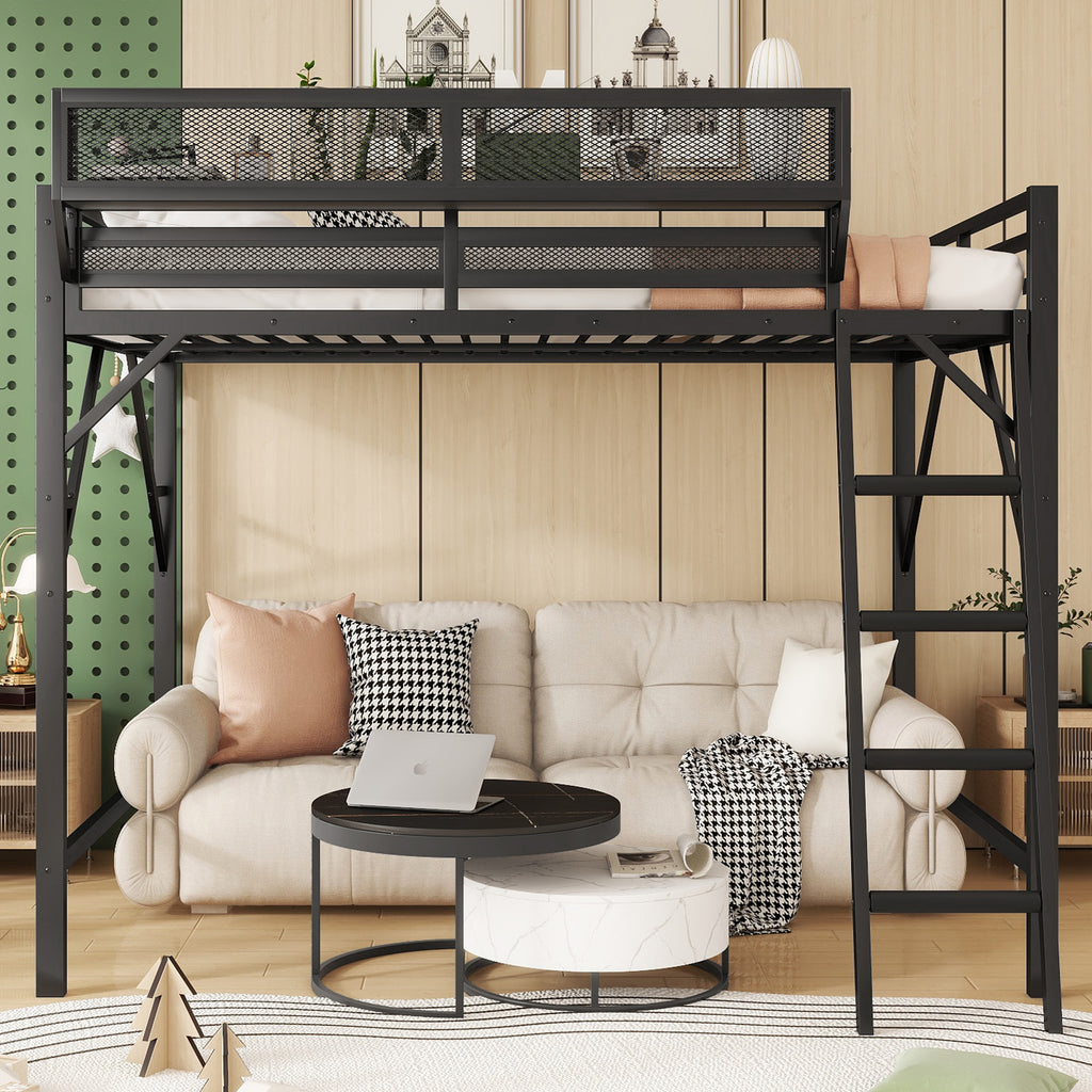 Full Size Loft Bed with Ladder