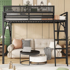 Full Size Loft Bed with Ladder