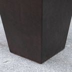 Outsunny Set of 3 Tall Planters with Drainage Hole, 28"