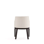 Gansevoort Wood Vegan Leather Armchair