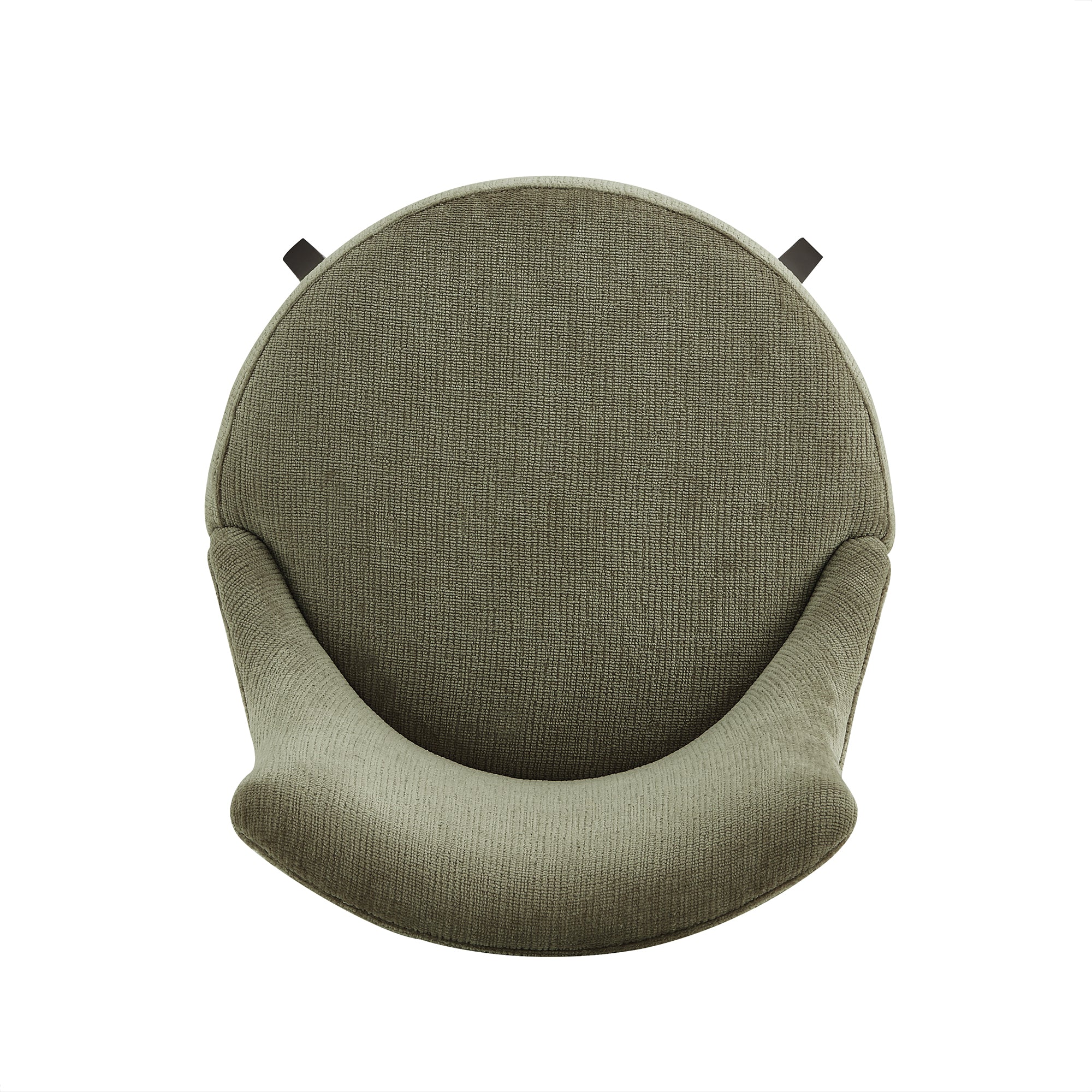 Lucia Wood Upholstered Chenille Barstool in Leaf