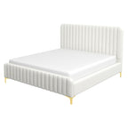 Valery King Size Upholstered Platform Bed