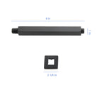 8" Ceiling Mounted Shower Arm With Flange, Matte