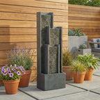 40 Inch Modern Outdoor Water Fountain