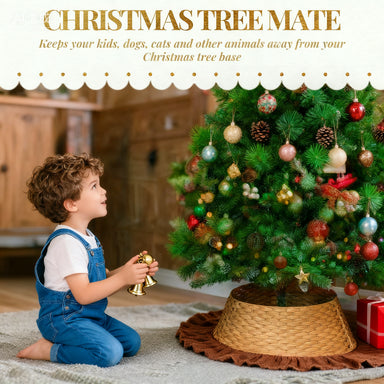 2.25 ft Rustic Christmas Tree Skirt