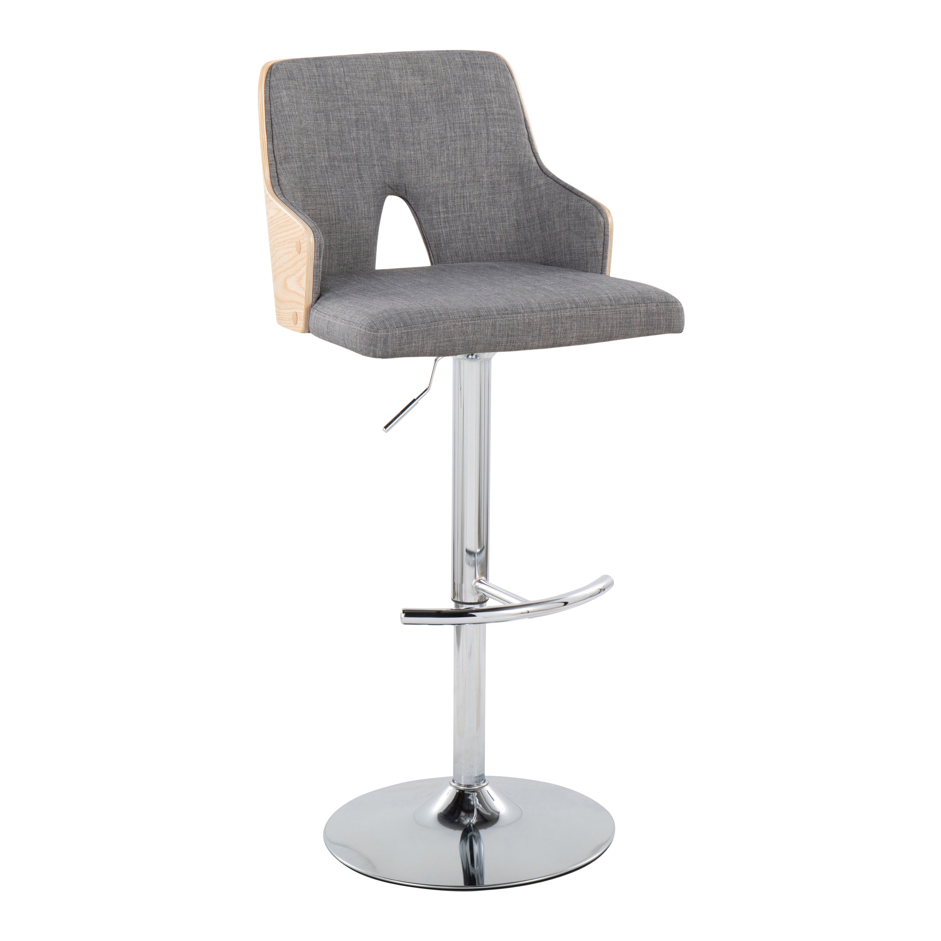 Contemporary Adjustable Barstool Stool with Swivel