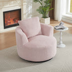 Compressible 360° Swivel Accent Chair